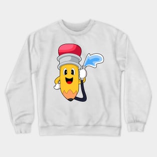 Pencil Firefighter Fire hose Crewneck Sweatshirt